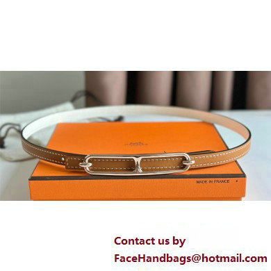 Hermes Roulis belt buckle & Reversible leather strap 13 mm 17 2023